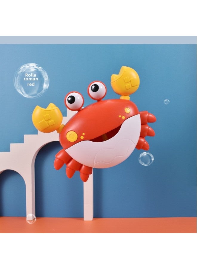 Baby Electric Water Spray Small Turtle Water Frog Rotating Loop Children's Bathroom Shower Bath Toys-Color:Bubble Crab  Chinese Color Box  - Image 1