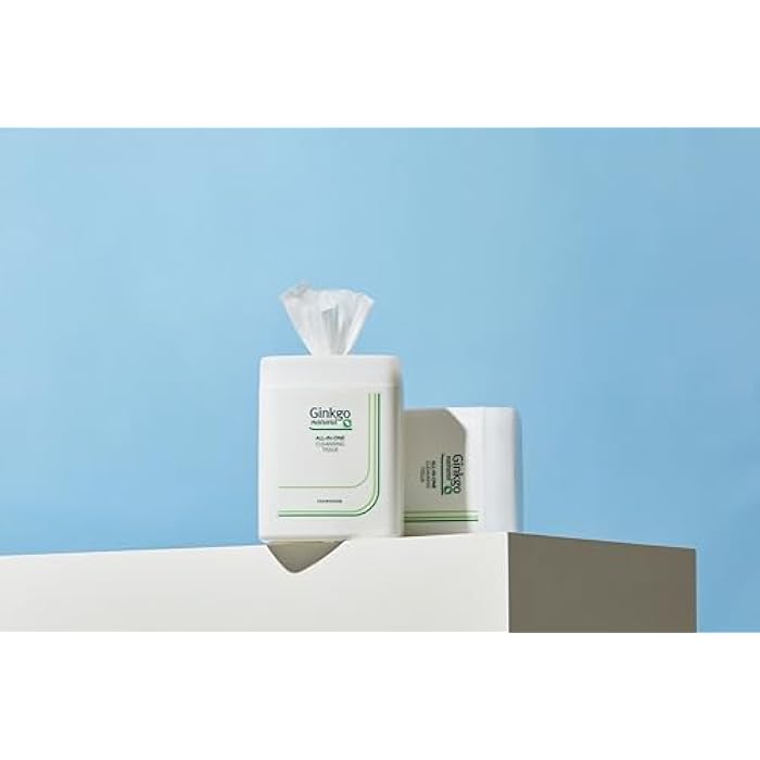 Charmzone مناديل تنظيف طبيعية من تشارمزون جينكو، مزيل مكياج مرطب لجميع أنواع البشرة، تركيبة نباتية لطيفة، خالية من الزيوت المعدنية، حاوية بغطاء قابل للفتح، 110 ورقة - Image 3