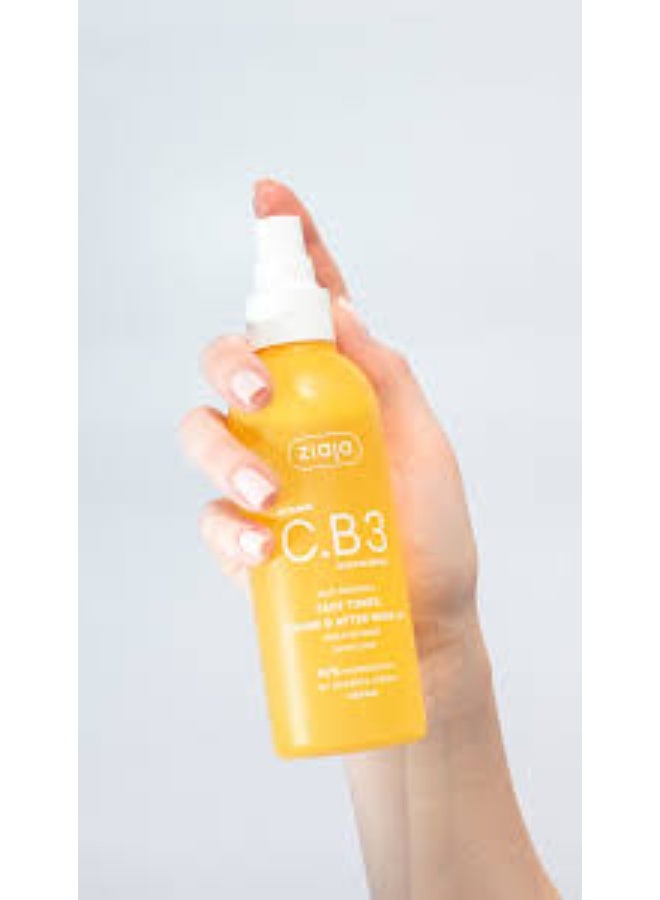 Ziaja Vitamin C.B3 Niacinamide Facial Tonic Spray 190ml - Image 3