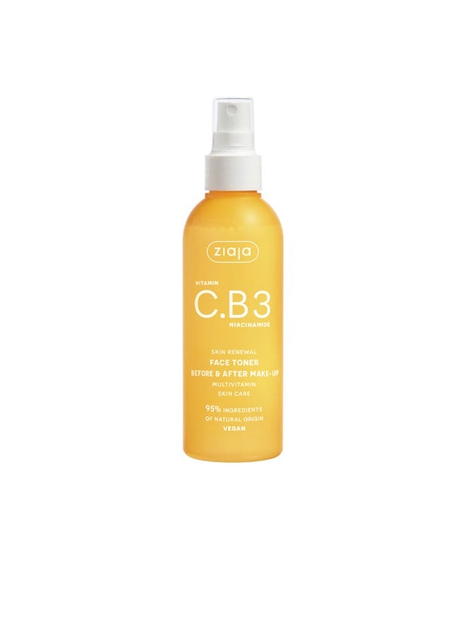 Ziaja Vitamin C.B3 Niacinamide Facial Tonic Spray 190ml - Image 1