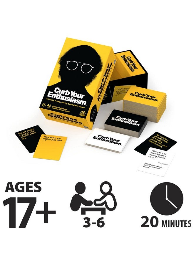 Spin Master Curb Your Enthusiasm Hilarious Role-Playing Party Card Game, Ages 17 and Up - Image 2