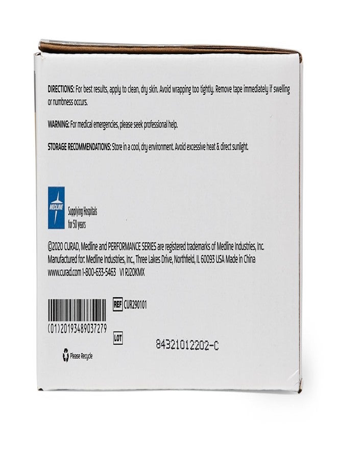 CURAD Performance Series Premium Porous Cotton Tape, 1" x 10 yd. Box of 12, White - Image 3