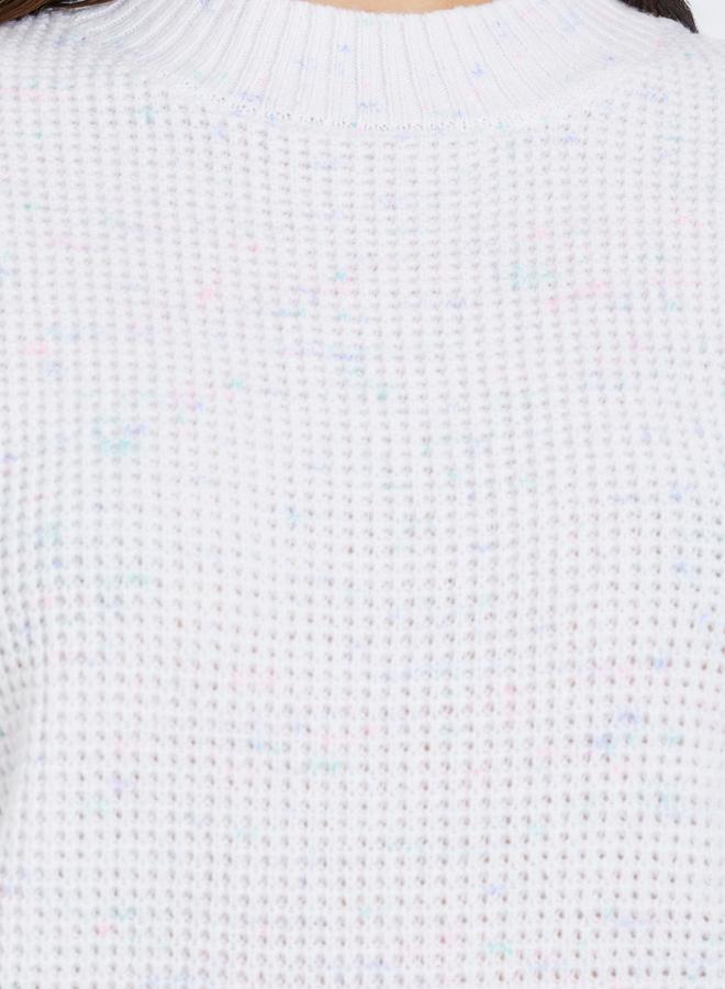 Styli Regular Fit Chunky Knit Mixed Yarn Sweater - Image 3