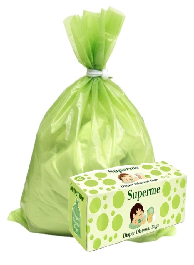 Bentalls Superme Baby Diaper Disposal Bags 90 Pcs | Extra Large Size for Mess Free Disposal of Soiled Diapers - Image 1
