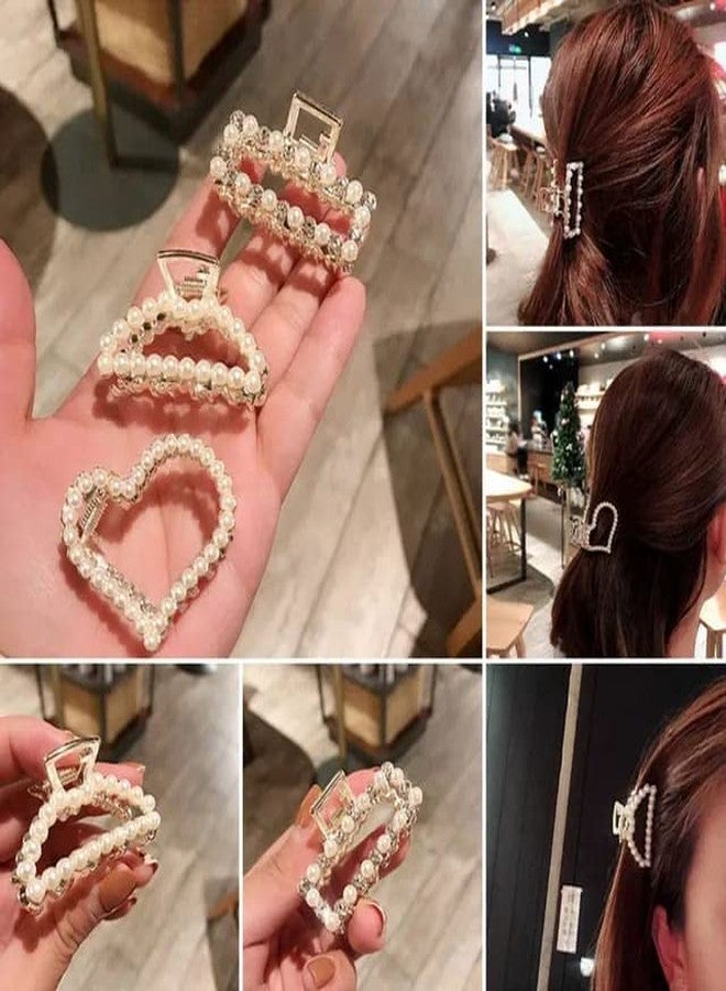 MYSELF DESIGN DIAMOND PEARL HAIR CLIPS PACL OF 2 (MULTIDESIGN) - Image 5