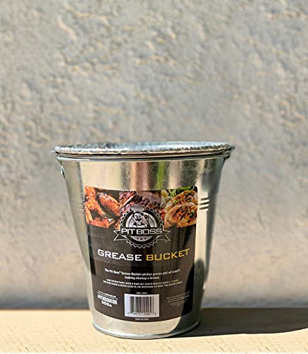 Fig & Leaf (15 Pack) Grease Bucket Liner Compatible with Pit Boss Grills 67292 Foil, Oklahoma Joe's 9518545P06, Rec Tec Large Bucket & Other Grill Bucket Accessories l 6.3” x 6.0” l Disposable Aluminum - Image 5