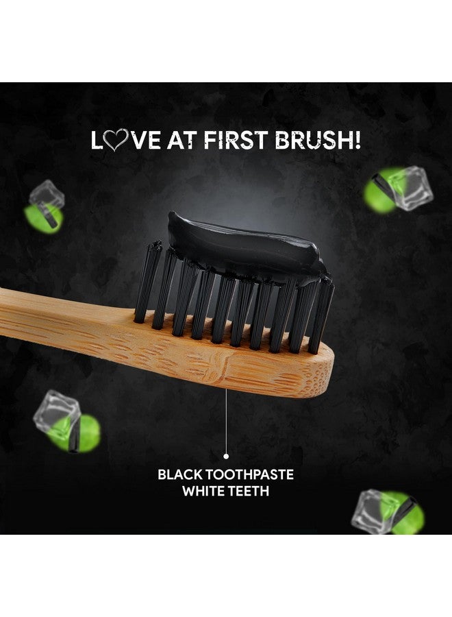 DENTE91 Dente91 Anti-Stain Charcoal Toothpaste for Stain Removal & Teeth Whitening, Protects against Dental Caries & Strengthens Enamel, Reduces 63% stains, Whitens teeth by 80% in just 3 days, 70g  - Image 3