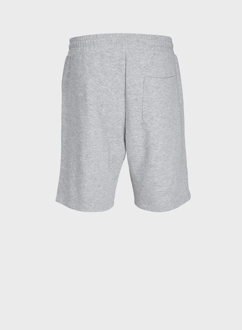 JACK & JONES Jpstkane Jjbradley Logo Print  Drawstring Shorts