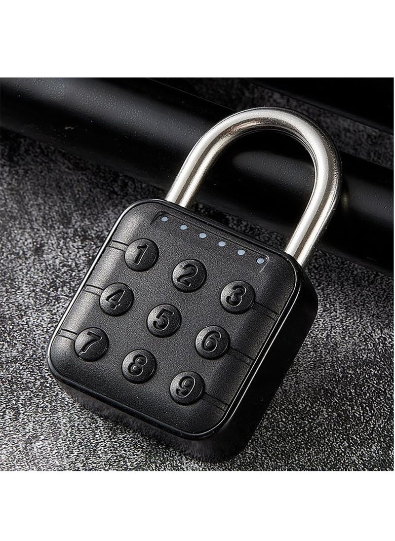 Rubik Electronic Padlock Digital Classic Lock, 6 Digit Combination Password Lock for Gate Door, Warehouse, Shop, Business, Tool Box, School, Gym, Bicycle, Cabinet  - Image 4
