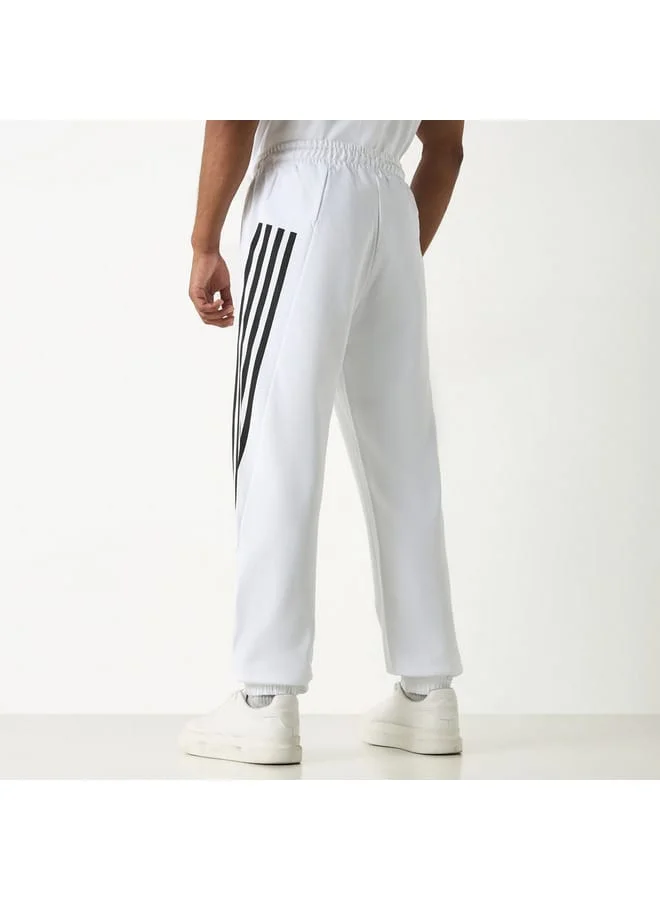 Kappa Kappa Striped Detail Joggers with Drawstring Closure and Pockets