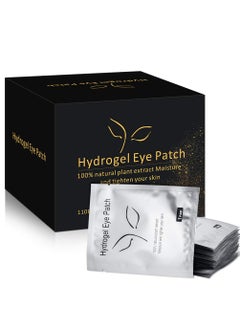 Ocim 100 Pairs Under Eye Pads, Eyelash Extension 100% Natural Hydrogel Patch Lash Gel Pad for Extensions supplies, Beauty Makeup Mask Kit