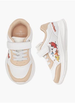 Disney Boys Lion King Print Sneakers with Hook and Loop Closure  - Image 1