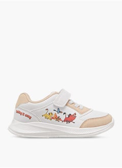 Disney Boys Lion King Print Sneakers with Hook and Loop Closure  - Image 3