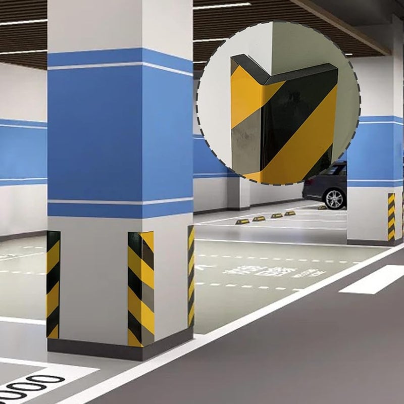 2 Piece Pack Foam Wall Guard Prevents Vehicle Collisions in Parking Spaces and Garages - Image 5