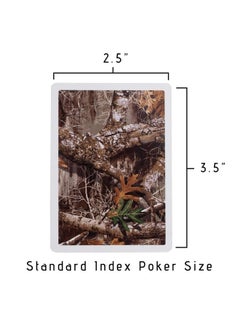 Brybelly Brybelly Realtree Camouflage Playing Card Deck|Premium Woodland Standard Poker Size Camo Playing Cards|Woodland  - Image 3