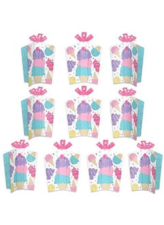 Scoop Up The Fun Ice Cream Table Decorations Sprinkles Party Fold And Flare Centerpieces 10 Count