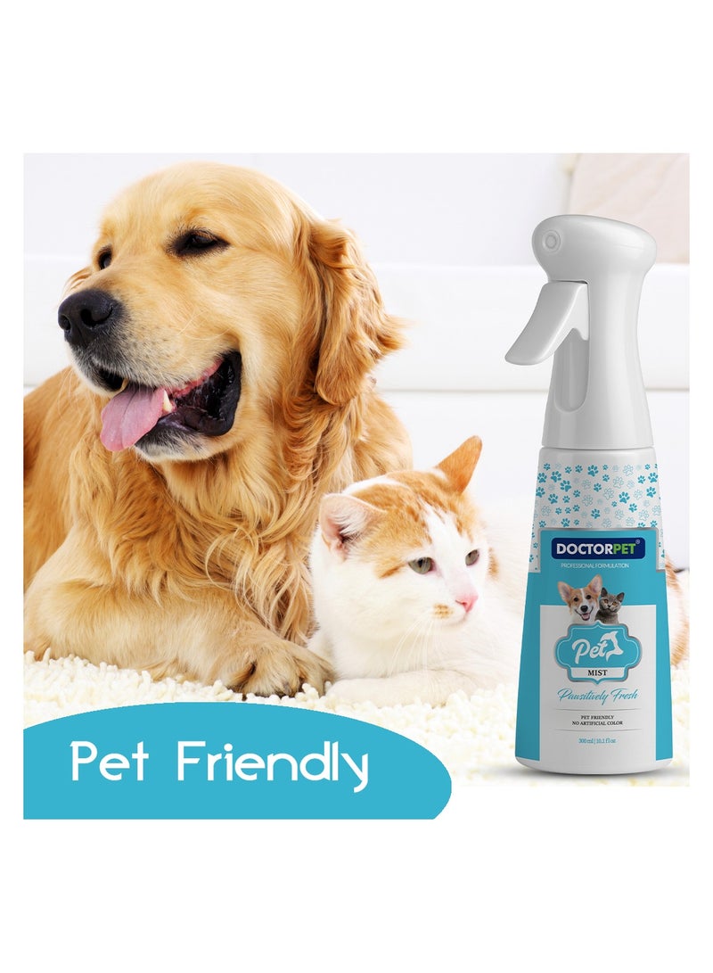 DOCTERPET Doctor Pet Pet Mist Pawsitively Fresh Continuous Spray 100ML - Pet Friendly Mist - Odor Control Cologne for Cats & Dogs - Grooming Spray for All Breeds  - Image 3