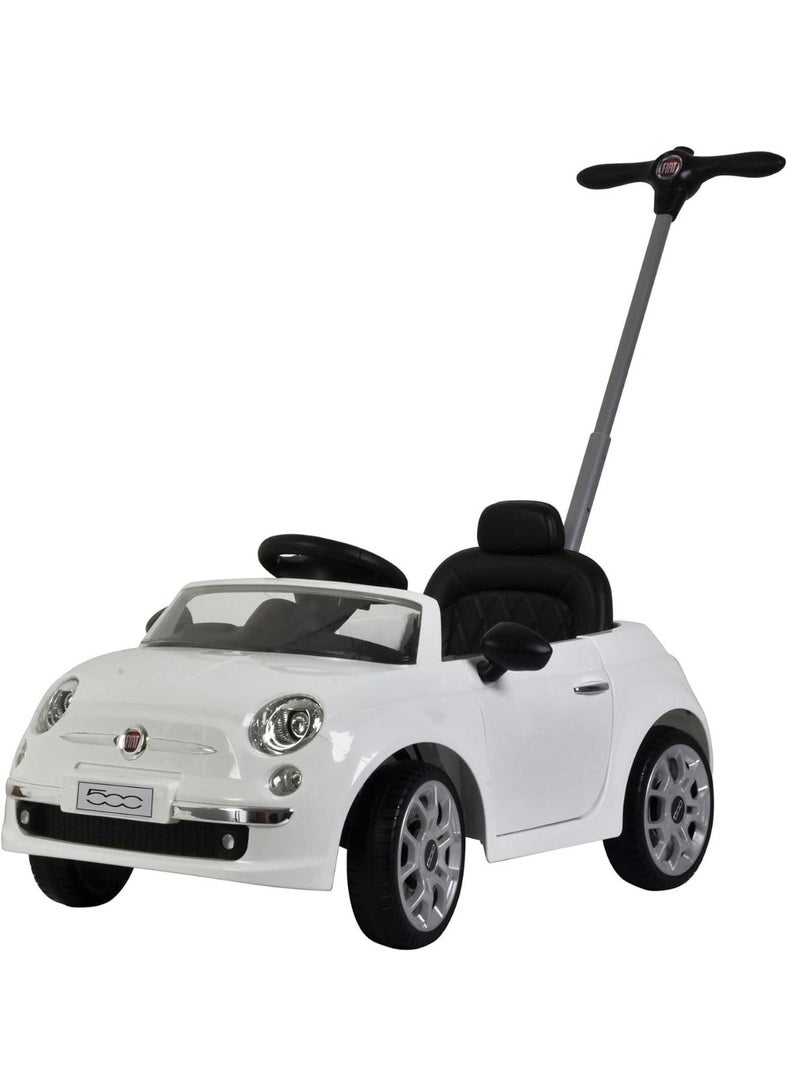 FIAT 500 Pushing Car - White - Image 1