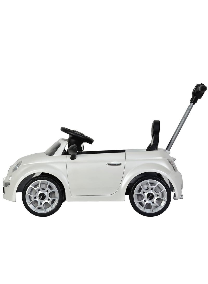FIAT 500 Pushing Car - White - Image 2