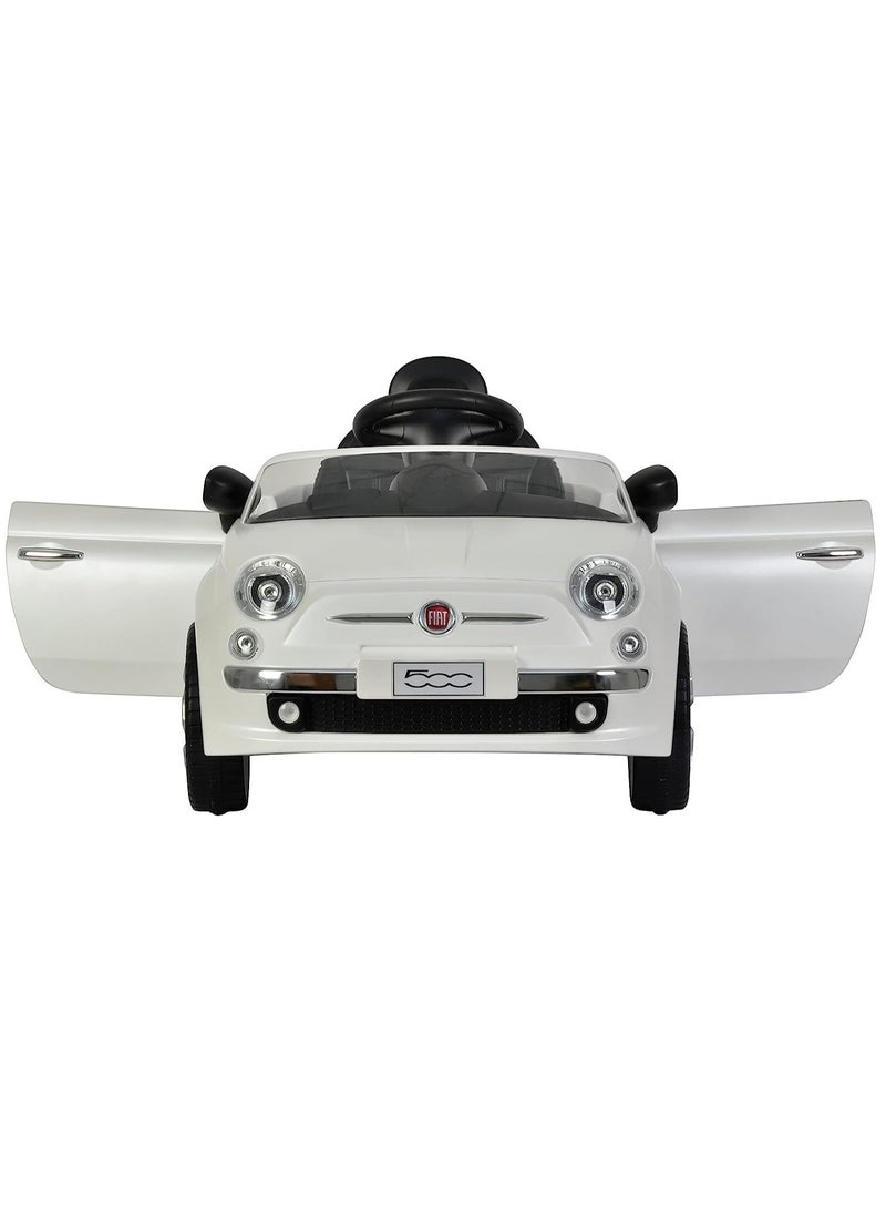 FIAT 500 Pushing Car - White - Image 3