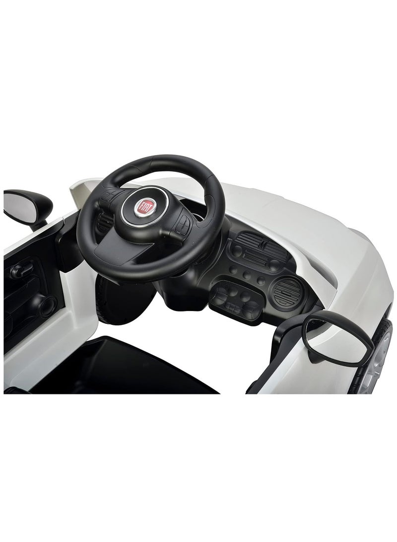 FIAT 500 Pushing Car - White - Image 5