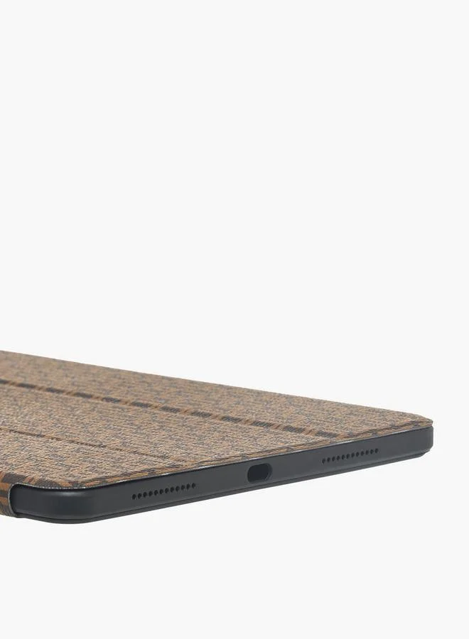 DUCHINI BROWN Monogram Print iPad Case for Men | Best Price UAE