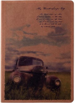 Notelook Kraft Notebook Car Unlined 13 x 18.5 cm