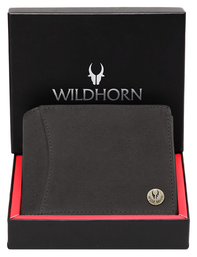 WildHorn Rfid Protected Leather Wallet For Men, Brown - Image 2