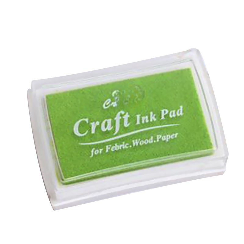 Colorful Craft Ink Pad Stamps Rubber Stamp Pad DIY Scrapbooking Finger Paint Fingerprint Inkpad for Stamps Paper Wood Fabric 1# - Image 1
