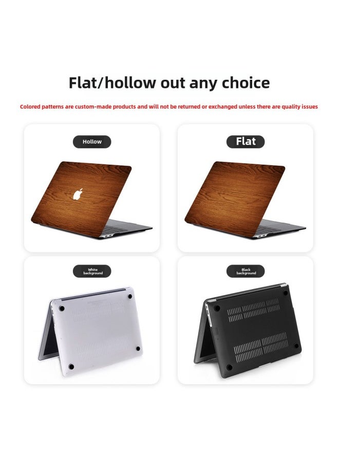 Generic - Macbook Protective Cover For Apple Laptop Case Air Pro Color Painted Wood Grain Computer Case-Color:RS-403-Applicable Model:Retina15(A1398) - Image 1
