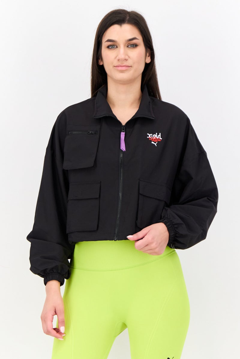 PUMA Women Sportswear Fit Long Sleeves Outdoor Jacket, Black - Image 1