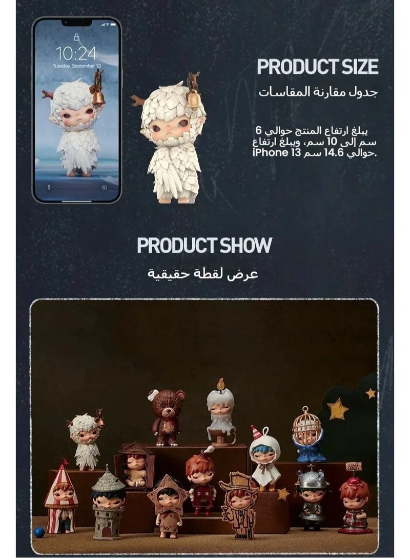 general Bubble Mart Hirono Sanctuary Series Blind Box Ono Six Generations Trendy Figure Toy Gifts - Image 2