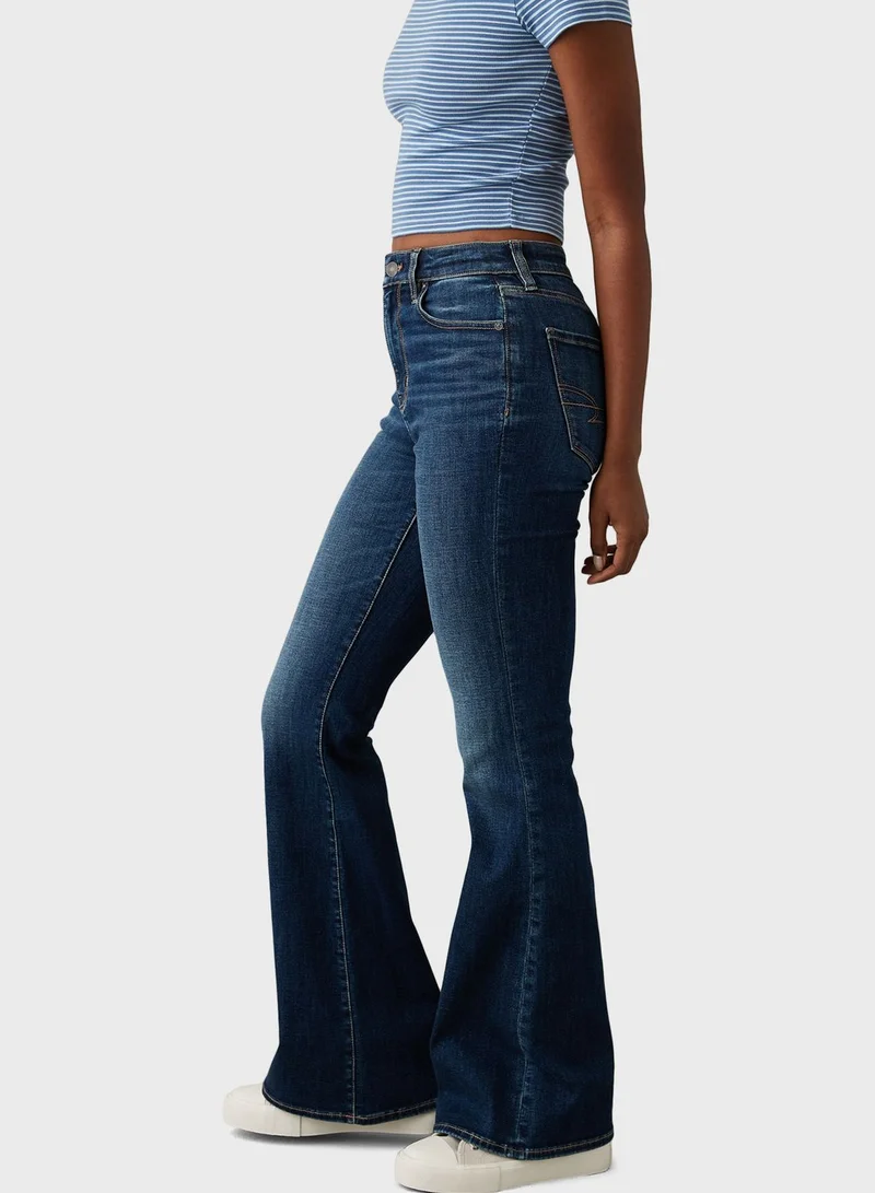 American Eagle High Waist Flared Jeans