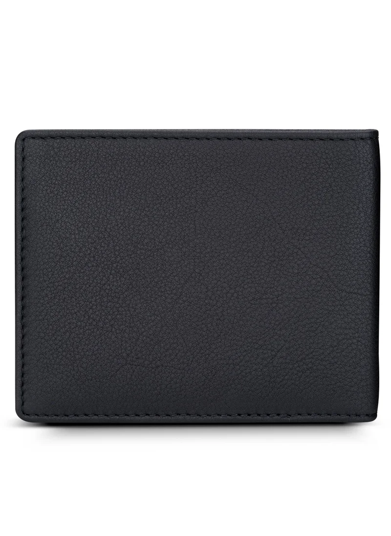 Ducati Corse Ducati Corse DTLGW2200201 Elegante Genuine Leather Wallet, Black, M, Casual