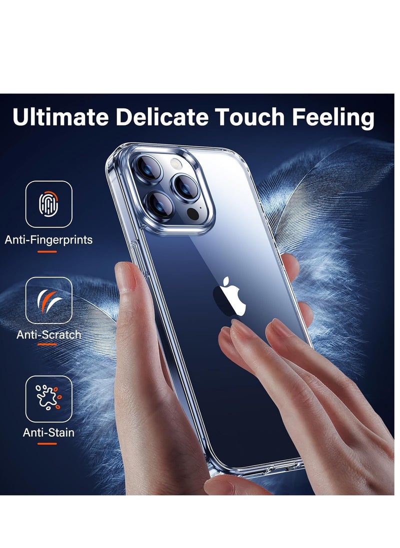 YoYoTech [ 9-in-1 ]for iPhone 15 Pro Case Clear Shockproof,[Strong Protection ][No Yellowing] 2 Pcs Lens Protector+2 Pcs Screen Protector,Cleaning Kit,1Stand,1 Ring All-Round Protection Kit  - Image 3