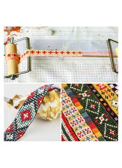 Mountain Gems Frame Bead Loom Kit for Beaded Bracelets Earrings Belts Making Includes Seed Beads  - Image 5
