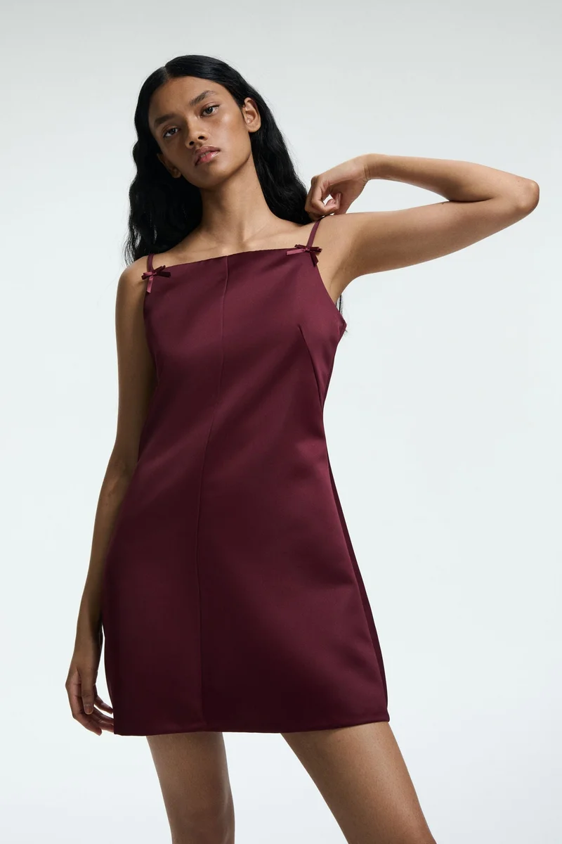H&M Satin strappy dress