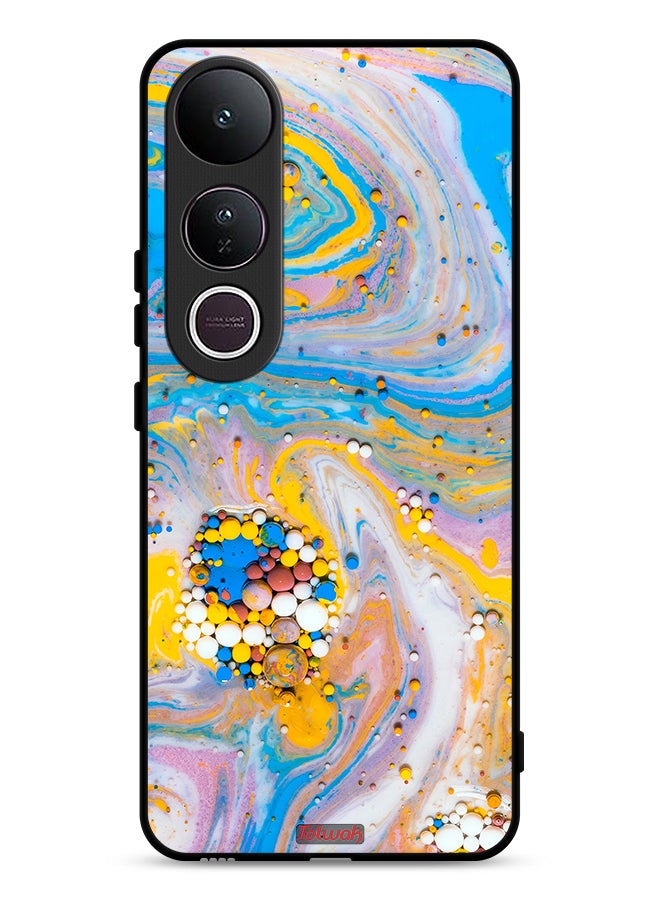 Tolwak Vivo V50 Lite Protective Case Cover Gems Colorful Abstraction