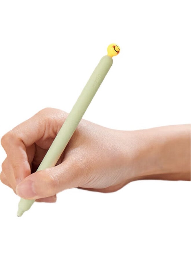 Kaco X Smileyworld Collaboration Lingyue Retractable Gel Pen, Stylish 0.5Mm Black St Tip, Student Exam Writing Pen, Creative Ink Pen - Image 2