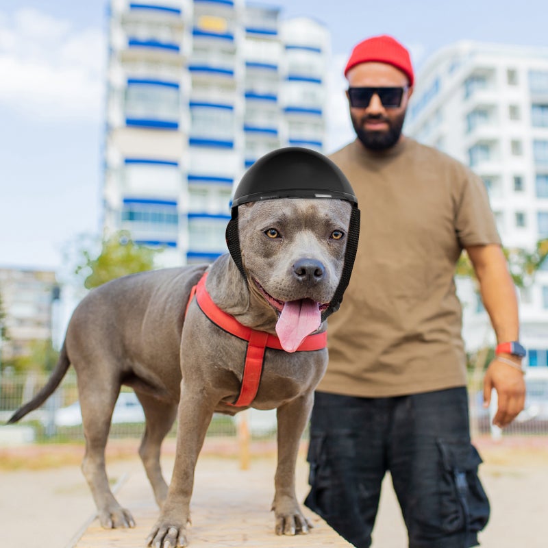 Pet Helmet Decorative Dog Helmet Dog Safety Hat Dog Spoof Helmet - Image 3