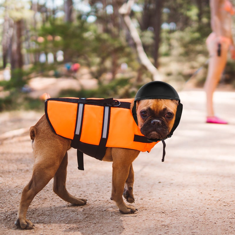Pet Helmet Decorative Dog Helmet Dog Safety Hat Dog Spoof Helmet - Image 1