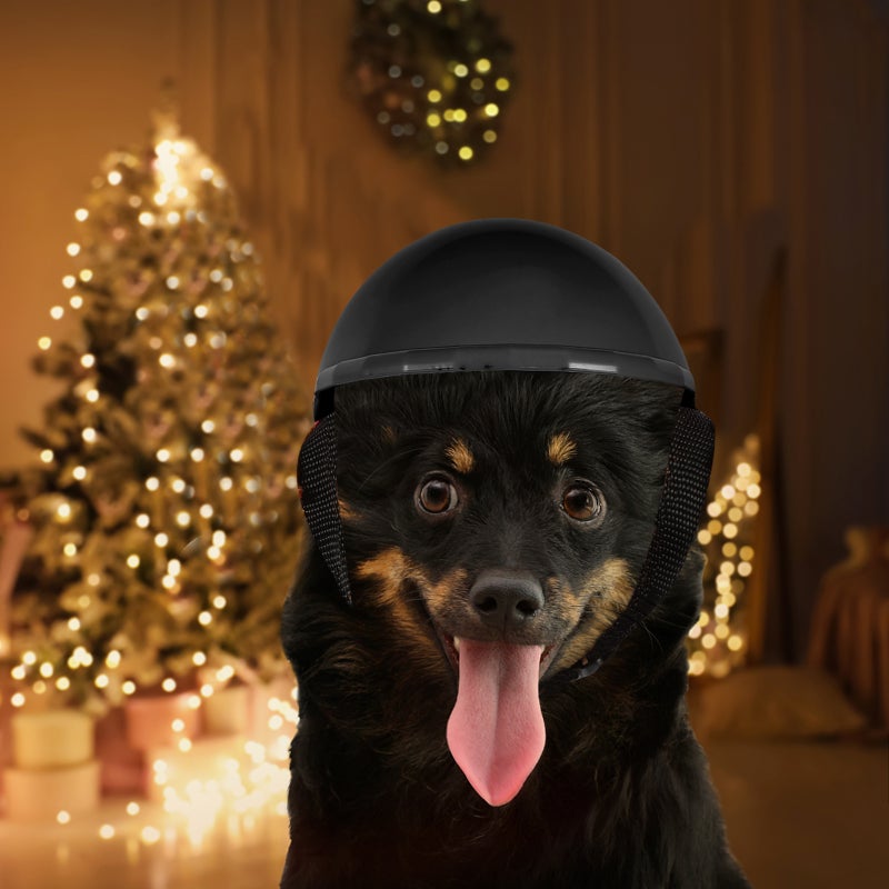 Pet Helmet Decorative Dog Helmet Dog Safety Hat Dog Spoof Helmet - Image 2
