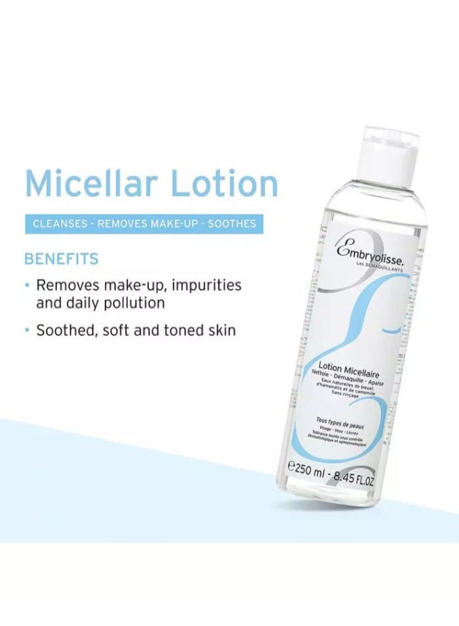 Embryolisse 3 In 1 Micellar Lotion For Make Up Removal & Cleansing - Image 2