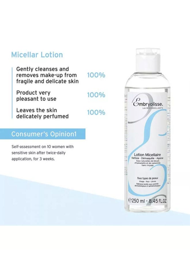 Embryolisse 3 In 1 Micellar Lotion For Make Up Removal & Cleansing - Image 3