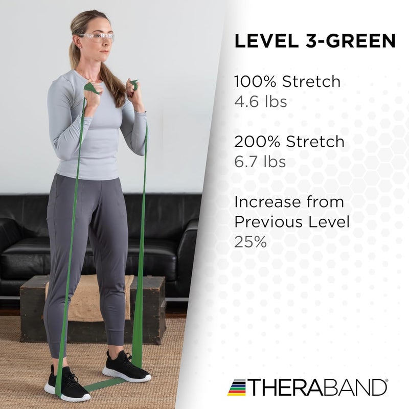 Theraband Professional Latex Resistance Bands - 50 Yard Roll for Fitness and Rehabilitation - Image 4