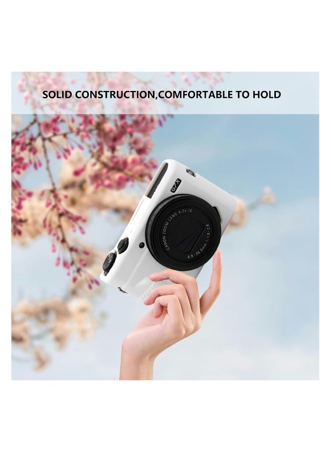 G7X Mark II Camera Case, Soft Silicone Protective Case, Canon PowerShot G7X Mark II Camera Slim and Lightweight Case (without Lens Cap) - Image 4