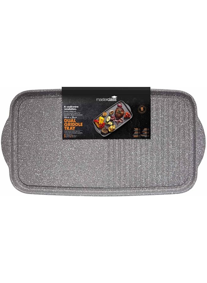 ماستر كلاس صينية شواء مزدوجة من الألومنيوم المصبوب من كيتشن كرافت، مقاس 46 سم - Image 4
