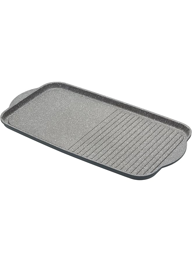 ماستر كلاس صينية شواء مزدوجة من الألومنيوم المصبوب من كيتشن كرافت، مقاس 46 سم - Image 1