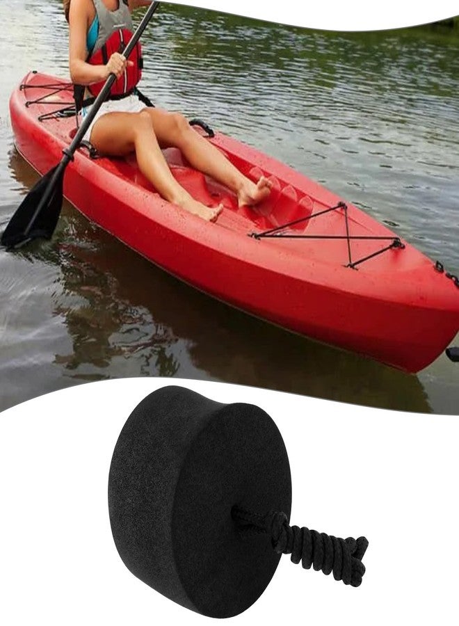 Create idea 4 Pieces Kayak Scupper Plugs EVA 4.5 * 3.1cm Fits Hole Sizes Less Than 1.5-1.75 inch Sit-on-Top Kayak Fishing Boat Black, Large - Image 3