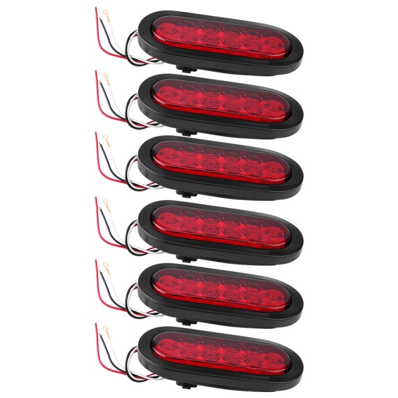 12V LED Trailer Lights: Waterproof Polycarbonate Housing - Vibration Resistant Stop Turn Tail Lights for Trailer Truck Vans - Image 4